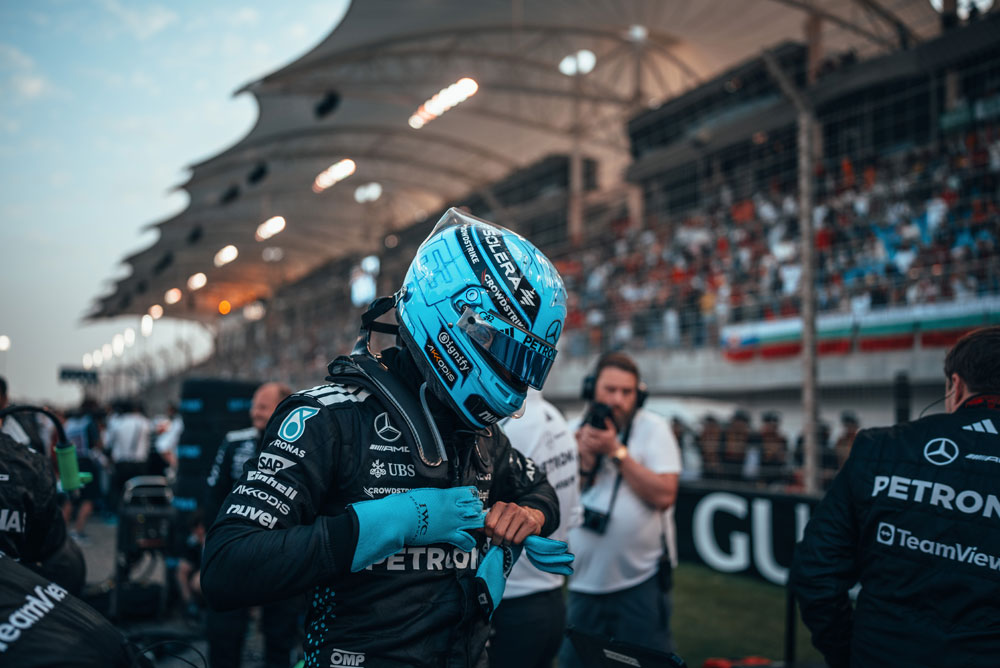 Formel 1-fører fra Mercedes.